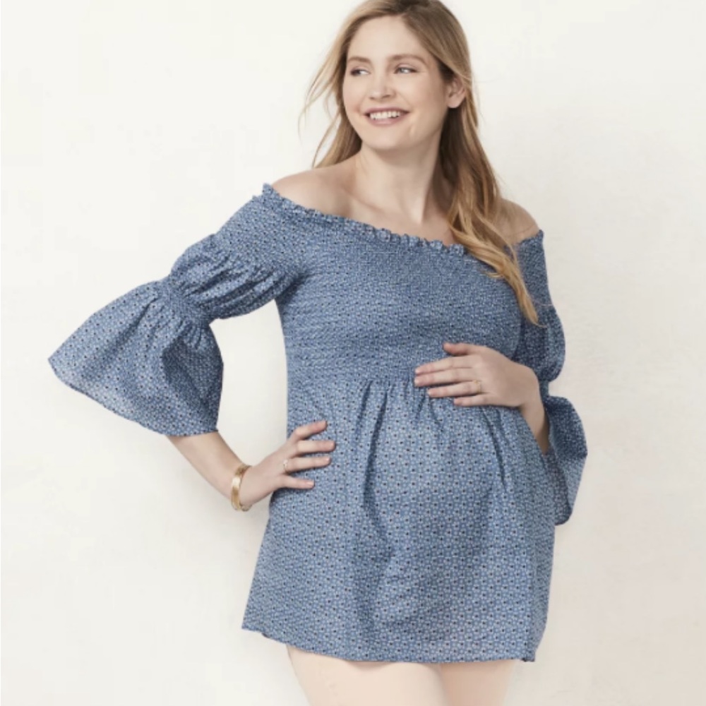 Maternity Peasant Flare Sleeves